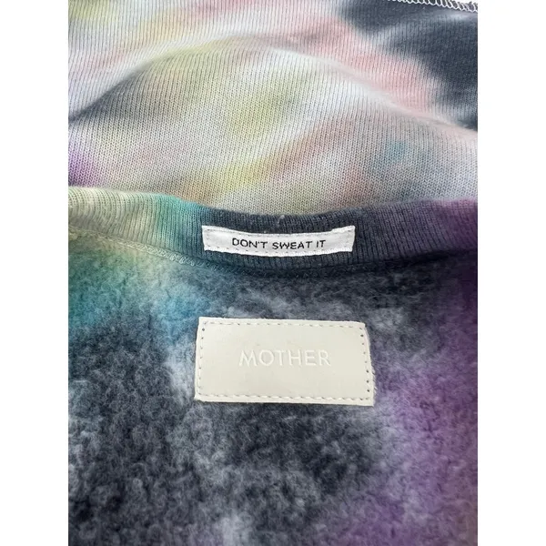 Mother Denim‎ The Hugger Swirling Secrets Tie Dye Sweatshirt XS - Image 6