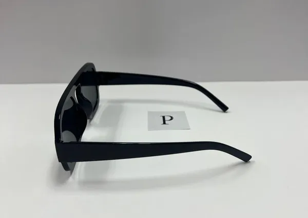 Black aviator sunglasses / classic black sunglasses - Image 3