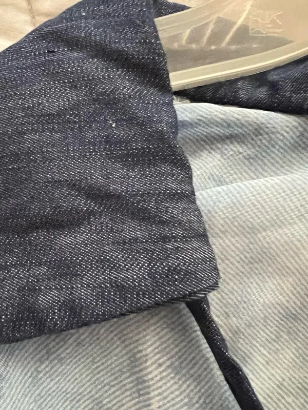 Vintage Blue tie front top. - Image 7