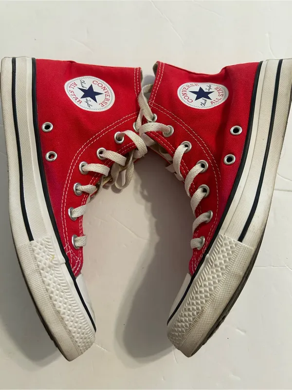 Unisex Converse Red Chuck Taylor All Star 70 High Red M(6) W(8) - Image 6