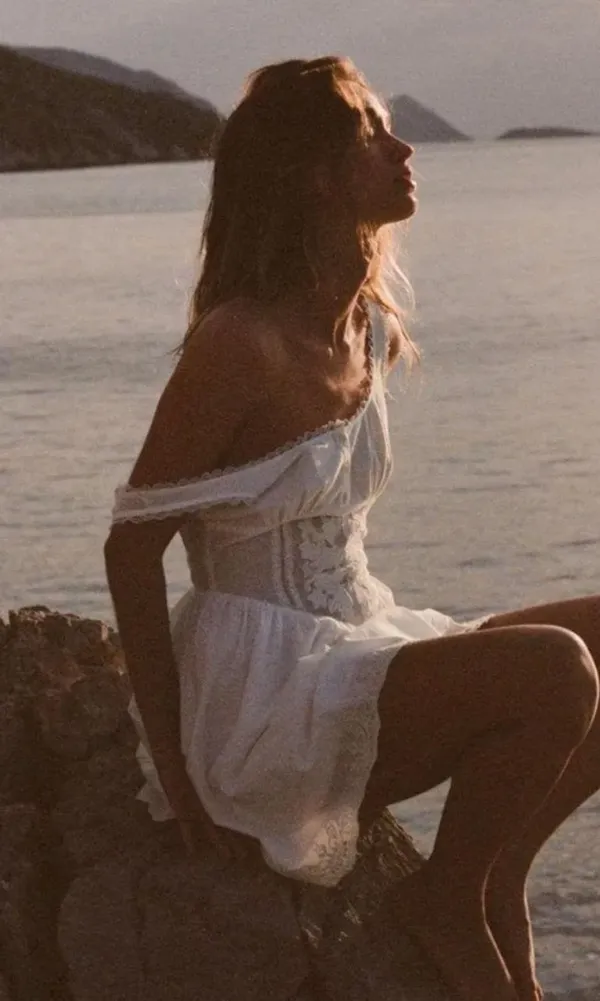 ZARA White Mini Dress - Image 4