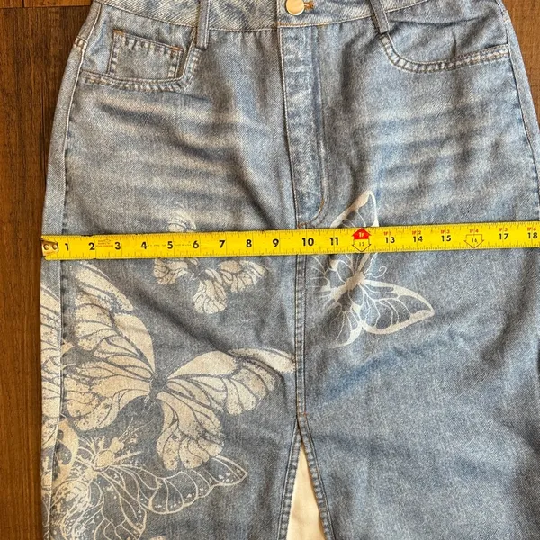 ❤️Butterfly Print Denim Skirt - Image 11