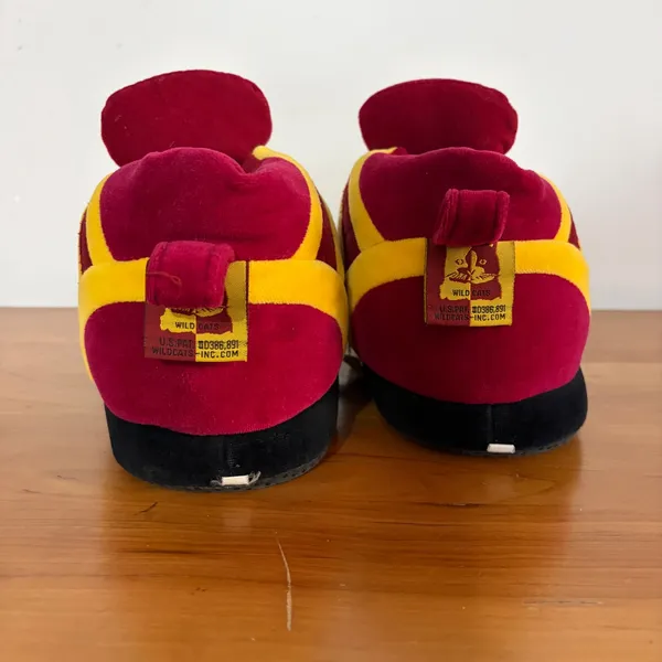 Florida State Seminoles FSU Wild Cats Inc Plush Sneaker Slippers Garnet Gold L - Image 4