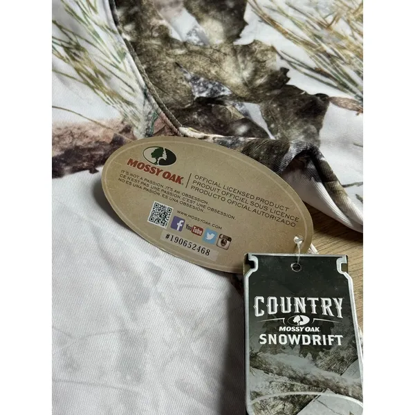 NWT Womens Mossy Oak white camo‎ pullover perfect hoodie outdoor hiking size L - Image 8