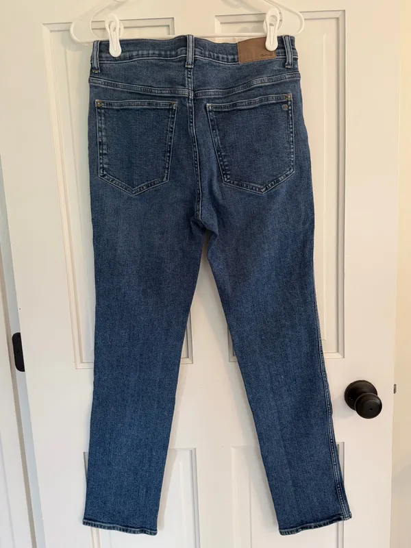 Madewell Mid‎ Rise Stovepipe Jeans Women’s 29 Blue Straight Leg Denim - Image 2