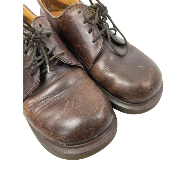 Dr. Martens 8461 Brown Distressed Leather Lace Up Chunky Platform Oxford Shoes 5 - Image 8
