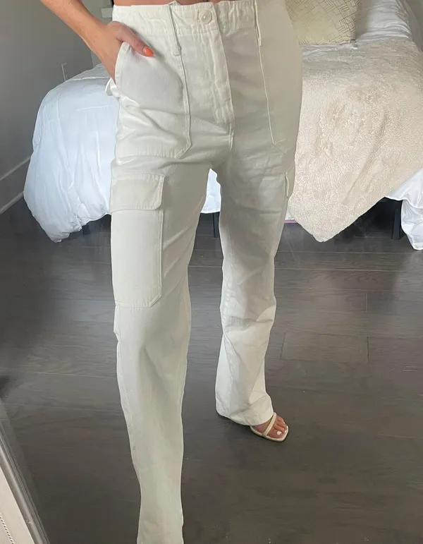 ZARA Cargo Pants • Size 0 - Image 2