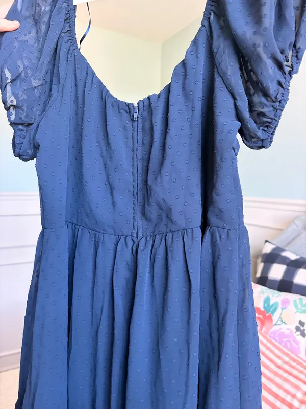 Francesca's Dress Navy Mini - Image 7