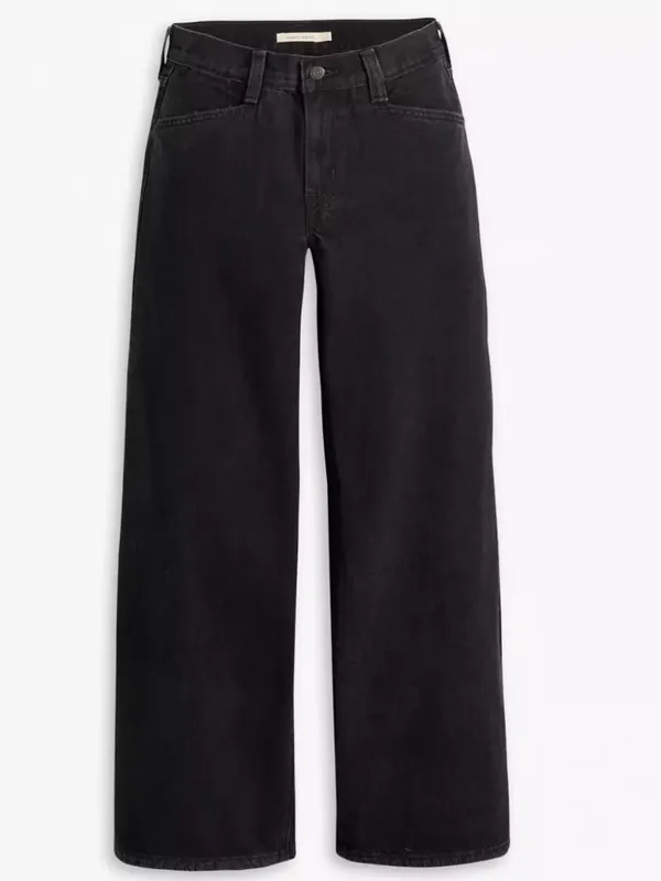 Levi's 28x31 Women's 94 Baggy Wide Leg Jeans Over Exposure - Black - Image 3
