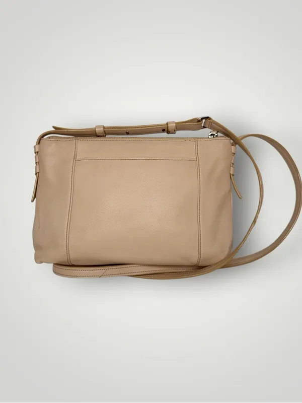 Cole Haan Beige Leather Crossbody Handbag - Image 2