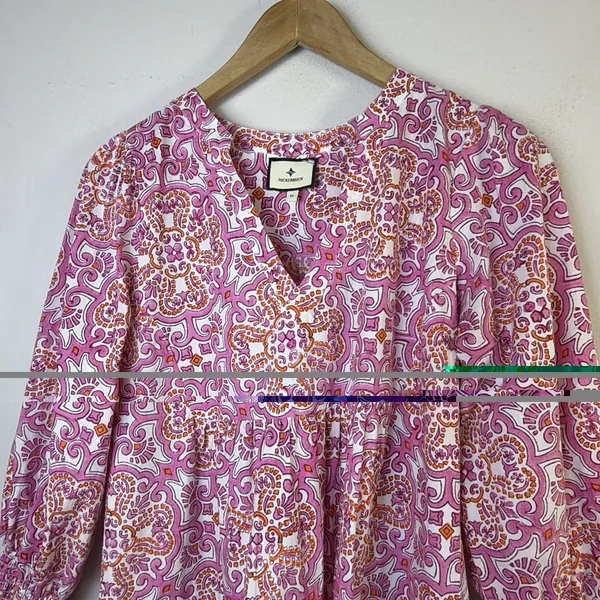 Tuckernuck Pomander Place Poplin swing Dress medium resort festival brunch - Image 4