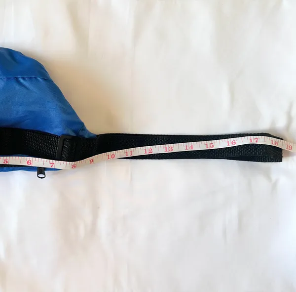 Cal Tri Delta Rare UC Berkeley Cal "Go Bears" Fanny Pack / Everywhere Belt Bag - Blue/Yellow - 1L - Image 6