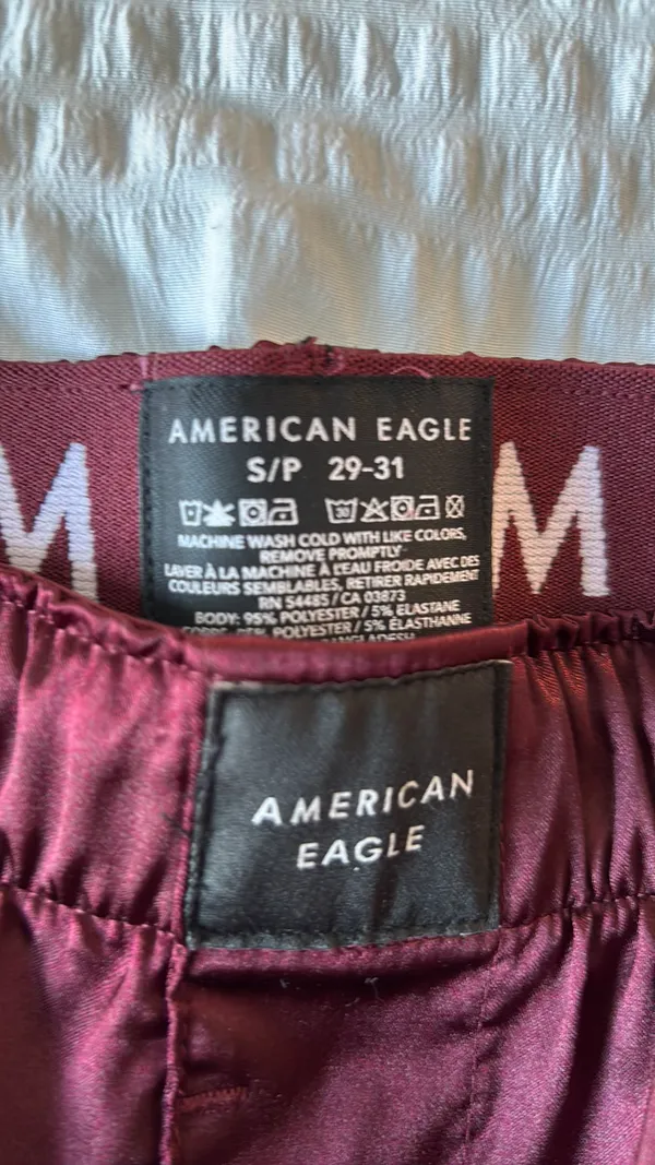 Men’s American Eagle Satin Boxer Shorts - Image 3