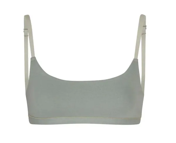 SKIMS cotton jersey scoop bralette (xs mineral) - Image 2