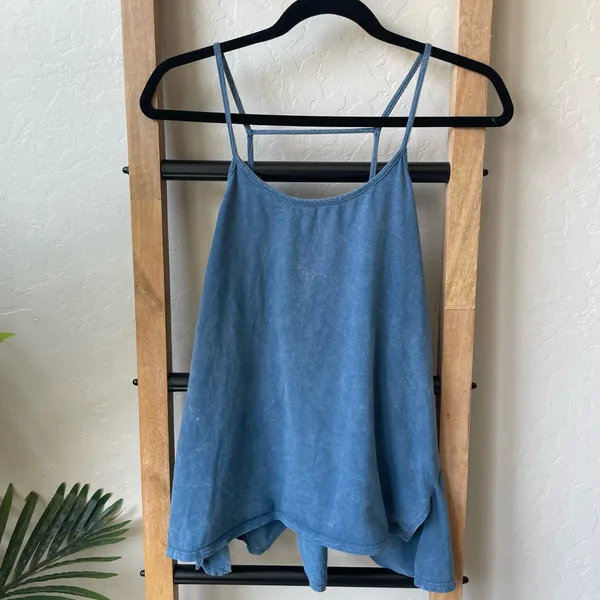 Millibon Dusty Blue Spaghetti Strap Camisole - Image 3