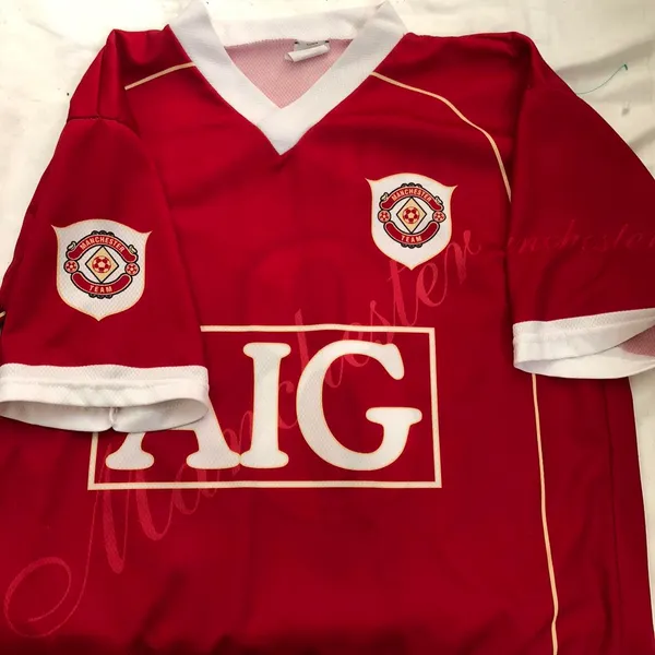 Manchester United AIG WayneRooney #8 Soccer Football Jersey V-Neck - Image 7