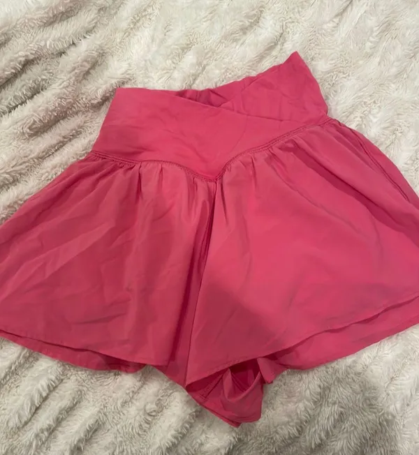 Aerie Hot Pink Shorts - Image 2