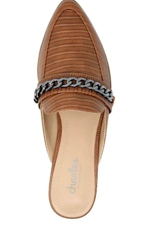 CHARLES by Charles David Emblem Mules cognac - Image 2