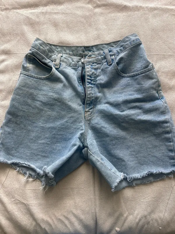 90’s vintage denim shorts Blue Size 0 - Image 4