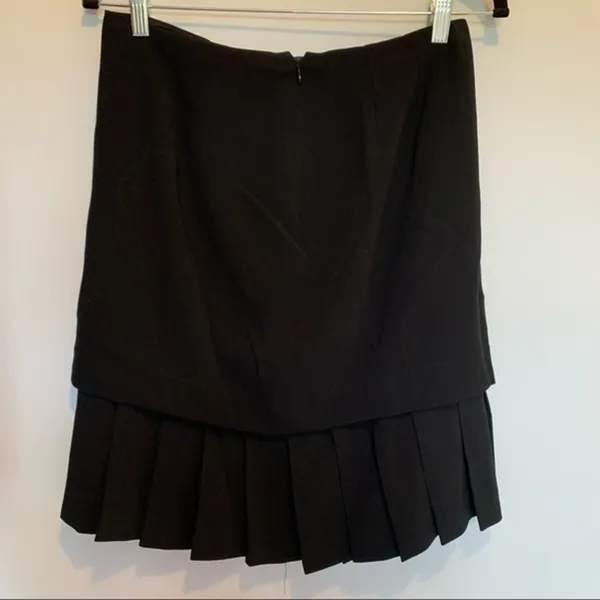 Carlisle Black Skirt with Pleated Layer - Image 5
