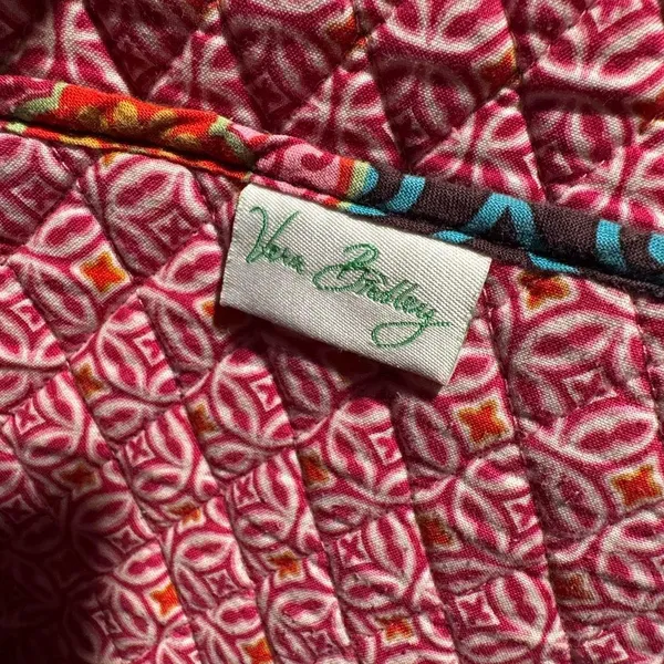 Vera Bradley Pink and Black Floral Tote - Image 7