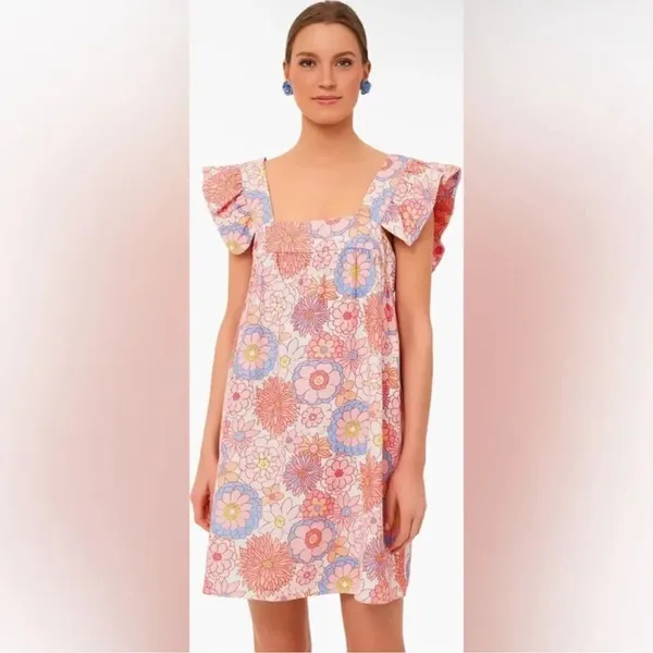 Tuckernuck x Cameran Eubanks Wimberly Folly Floral Hazel Linen Dress Size Large - Image 2