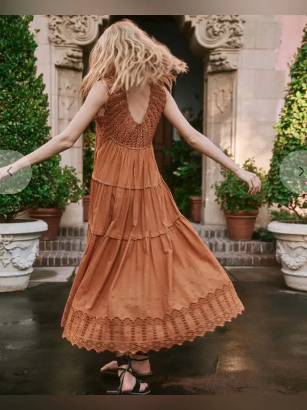 The Great - The Soleil Dress in Canyon. - Image 4