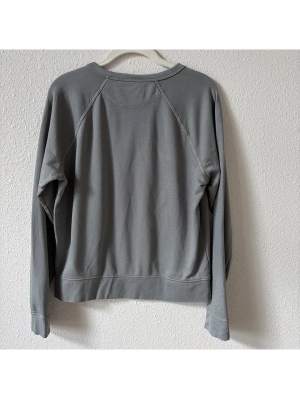 American Giant Crewneck Sweatshirt Size Small Gray Blue Minimalist Casual Cotton - Image 2