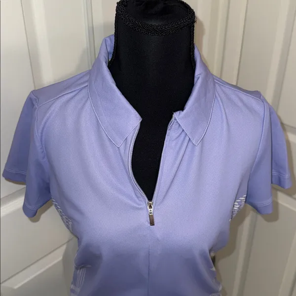 Nike golf Women's Lavender Polo Shirt - Image 3