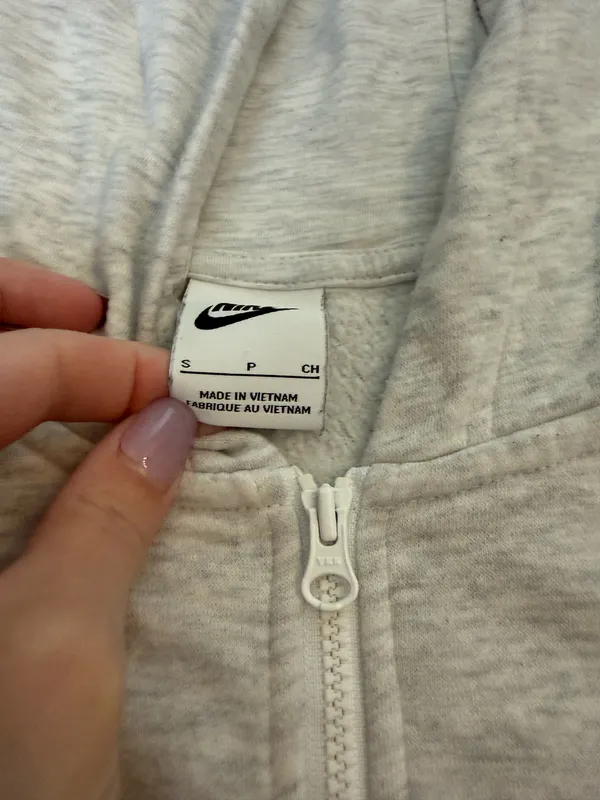 Nike Hoodie Pullover Grey - Image 2