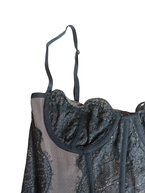 Urban Outfitters Out From Under Modern Love Corset Top Shirt Blouse Size Small - Image 2
