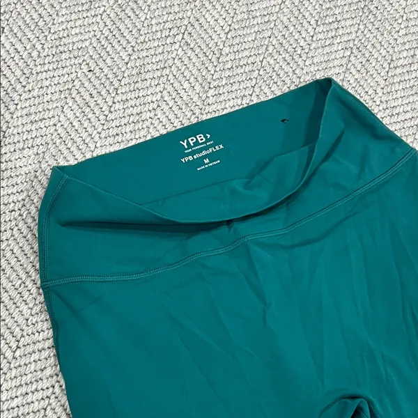 Women's Abercrombie & Fitch YPB studioFLEX Teal High-Waisted Leggings - Image 2