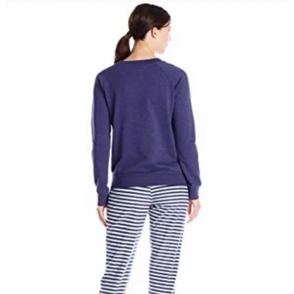 Womens Tommy Hilfiger Polar Bear Lounge Navy Blue Sweatshirt Sweater - Sz L - Image 2
