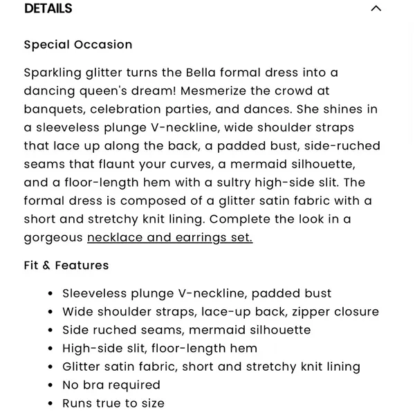 Windsor Bella Formal Glitter Satin Mermaid Dress - Image 5