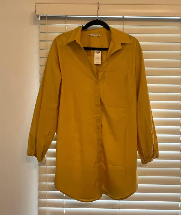 Abercrombie Oversized Shirt Dress - Image 3
