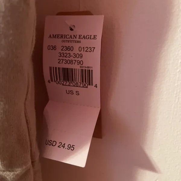 American Eagle green tie up top - Image 5