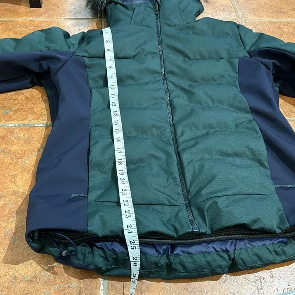 Salomon Stormcozy Puffer‎ Ski Snow Boarding with removable hood or fur trim L - Image 14