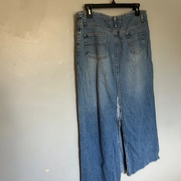 Vintage Hydraulic Women's Denim Skirt Size Large 11/12 - Image 4