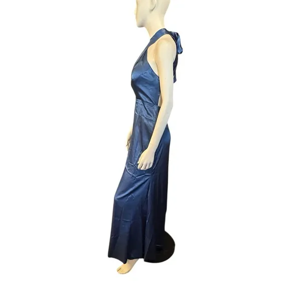 ABCDress Backless Halter Dress Blue 6 NWT - Image 5