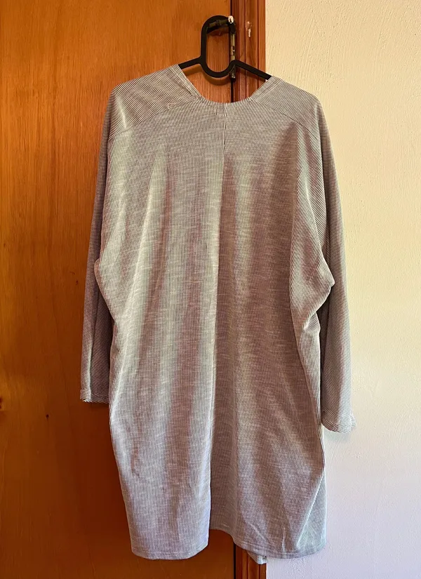 Anthropologie DONNI. Ribbed Sandwash Open Cardigan - Image 6
