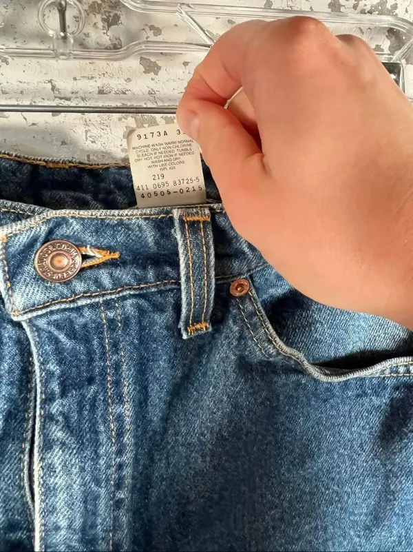 Levi’s | women vintage Orange tag denim cut off shorts - Image 8
