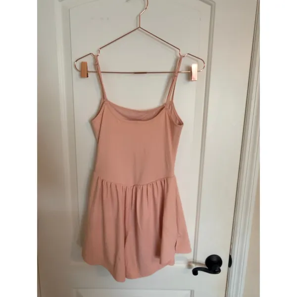 Tennis Romper Women Small Peach Pink Athletic‎ Skort Dress Pickleball - Image 9