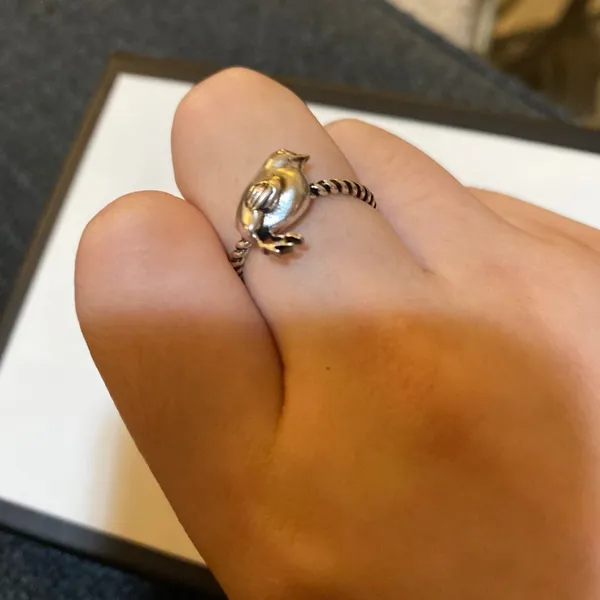 GUCCI Silver Chick Ring In 0728 Silver - Image 6