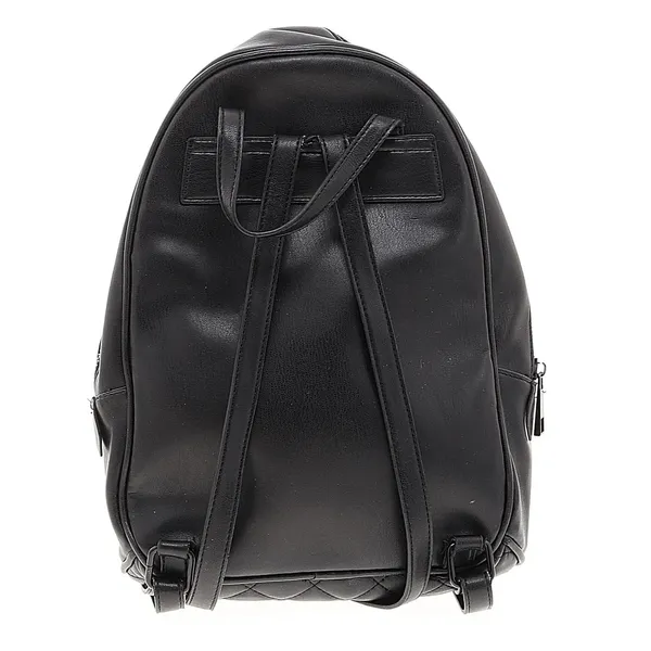 ALDO Women's Galilinia Backpack in black quilted vegan leather chain Old Money - Image 2