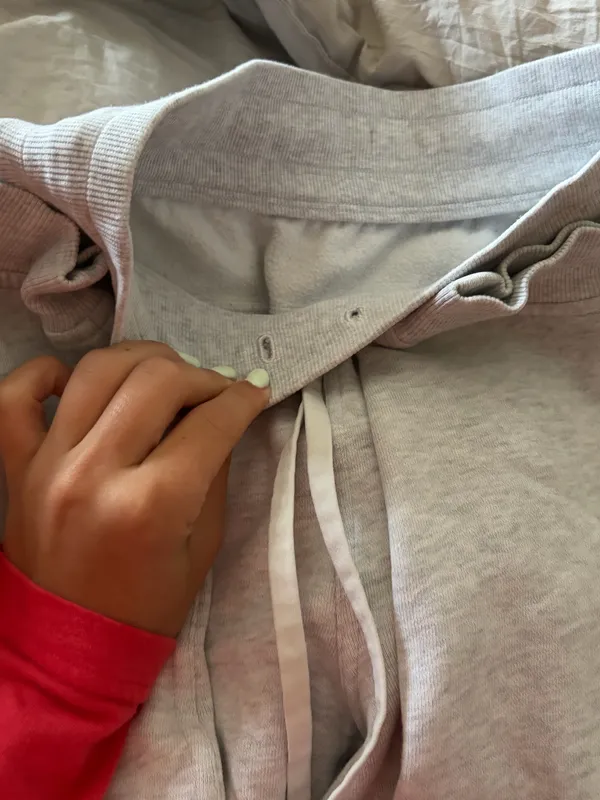 Grey Lululemon Joggers Heathered Size 4 - Image 3