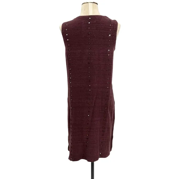 Anita Dongre Grassroots Dress Tank‎ Mirror Detail Cotton Purple Size 12 - Image 6