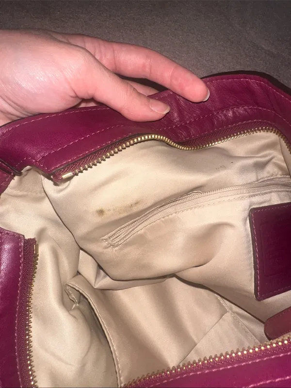 Coach Colette Hobo Bag Vibrant Pink Gold Hardware - Image 5
