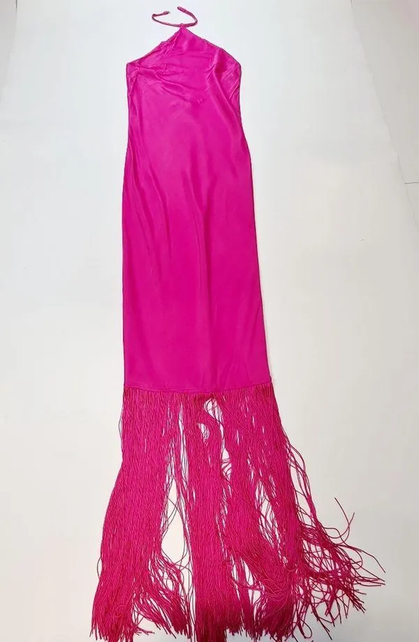 Camila Coelho Payton Maxi Dress in Hot Pink - Image 3