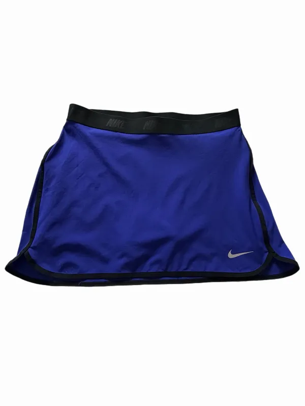 NIKE Golf Dri-FIT Blue & Black Stretch Athletic Skort Medium - Image 2