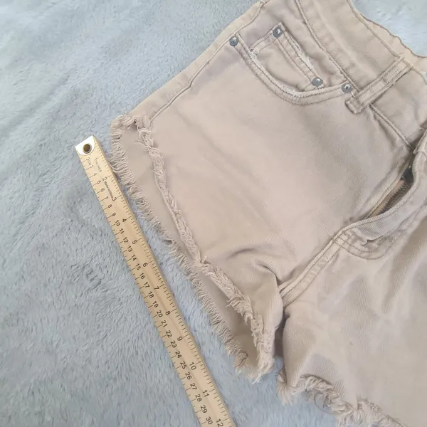 Free People Denim Shorts Brown Women’s 27 - Image 6